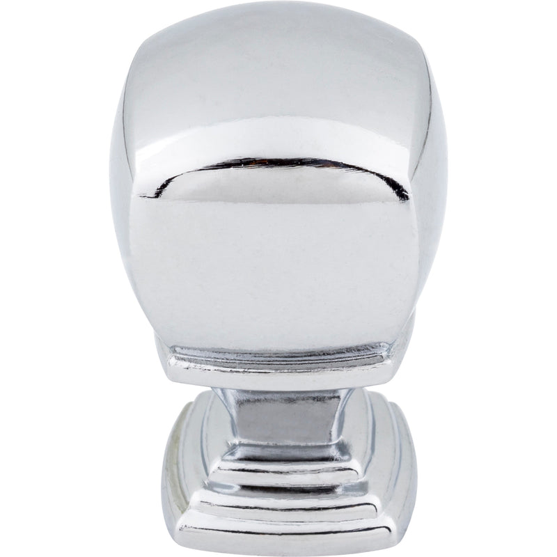 7/8" Overall Length  Polished Chrome Katharine Cabinet Knob