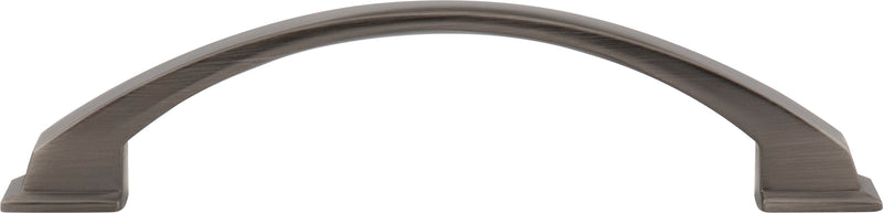 128 mm Center-to-Center Brushed Pewter Arched Roman Cabinet Pull