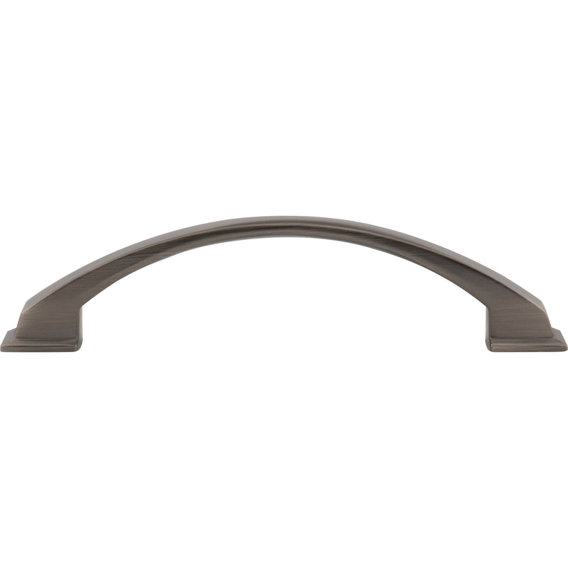 128 mm Center-to-Center Brushed Pewter Arched Roman Cabinet Pull