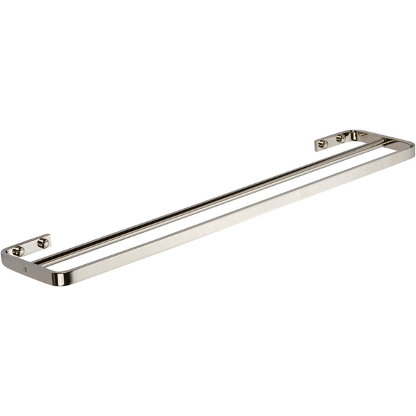 Solange Bath Towel Bar 24 Inch Double Polished Nickel