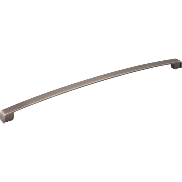 320 mm Center-to-Center Brushed Pewter Merrick Cabinet Pull