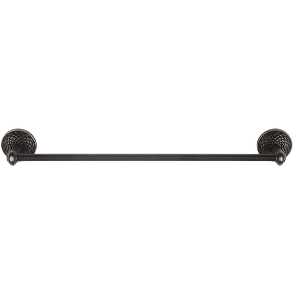 Mandalay Bath Towel Bar 24 Inch Single Venetian Bronze