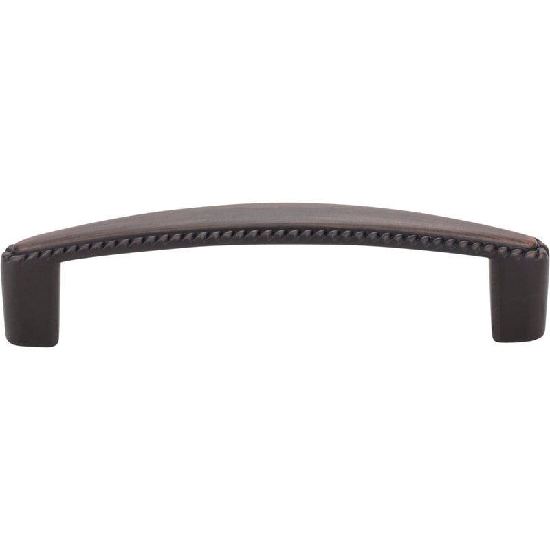 96 mm Center-to-Center Brushed Oil Rubbed Bronze Rope Detailed Lindos Cabinet Pull