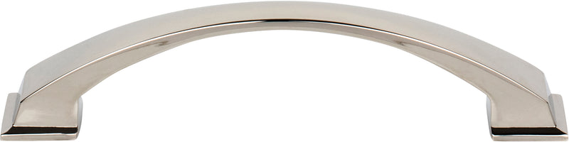 128 mm Center-to-Center Polished Nickel Arched Roman Cabinet Pull