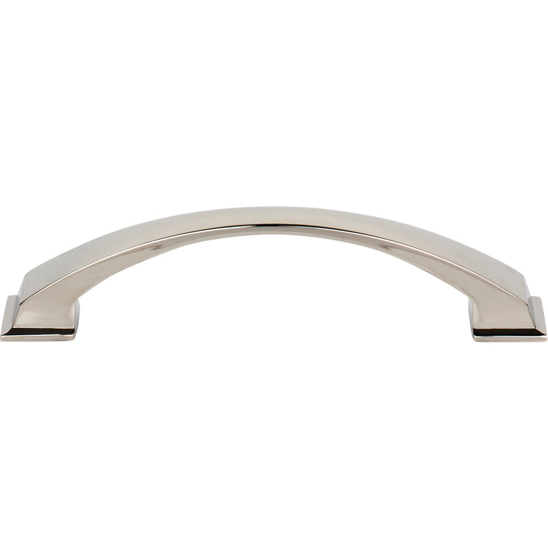 128 mm Center-to-Center Polished Nickel Arched Roman Cabinet Pull