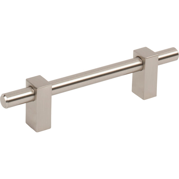 96 mm Center-to-Center Satin Nickel Larkin Cabinet Bar Pull