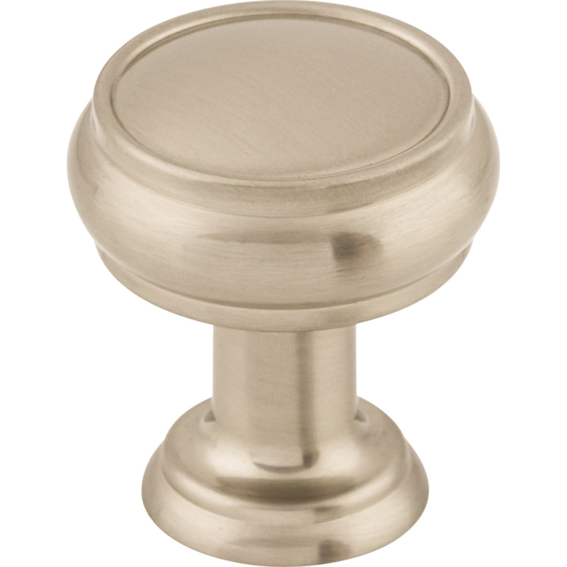 Eden Knob 1 Inch Brushed Satin Nickel