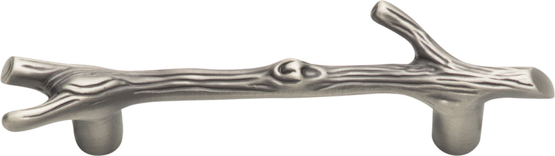 Twig Pull 3 Inch (c-c) Pewter