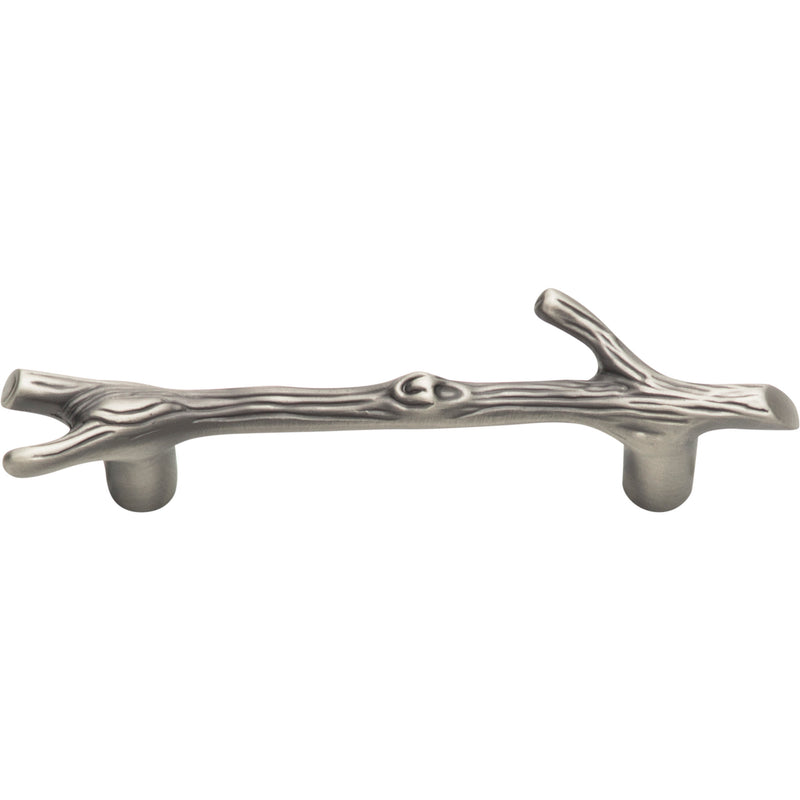 Twig Pull 3 Inch (c-c) Pewter