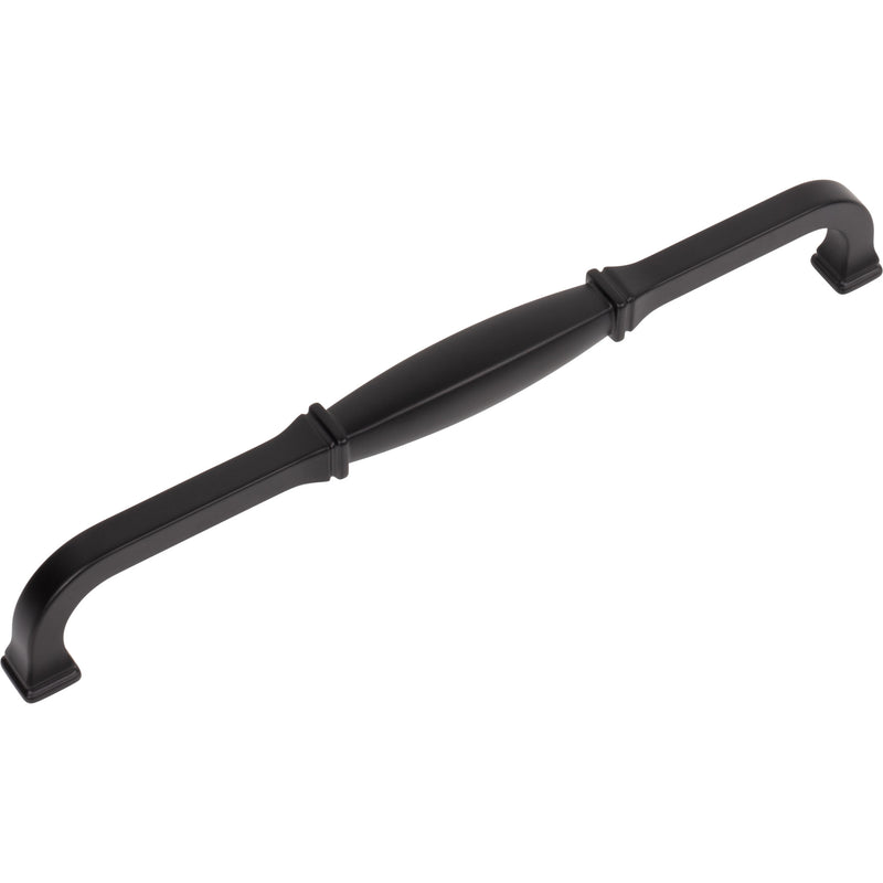 224 mm Center-to-Center Matte Black Audrey Cabinet Pull