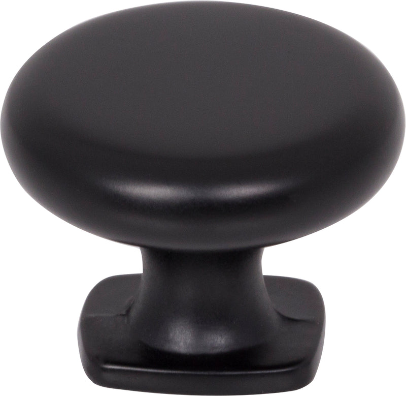 1-3/8" Diameter Matte Black Belcastel 1 Cabinet Knob