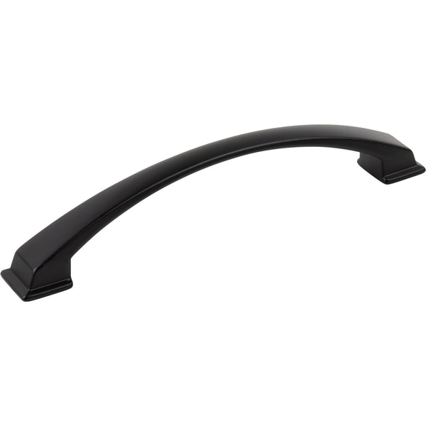 160 mm Center-to-Center Matte Black Arched Roman Cabinet Pull