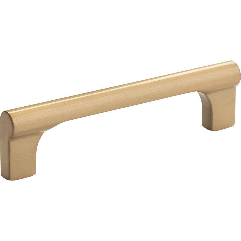 Whittier Pull 3 3/4 Inch (c-c) Warm Brass