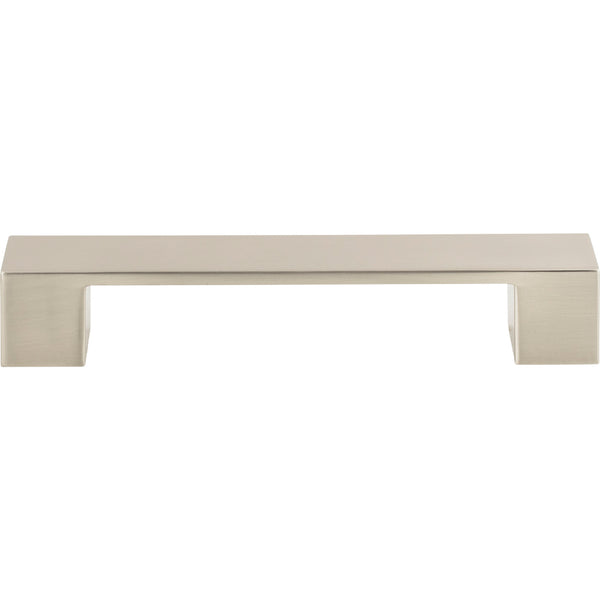 Wide Square Pull 5 1/16 Inch (c-c) Brushed Nickel