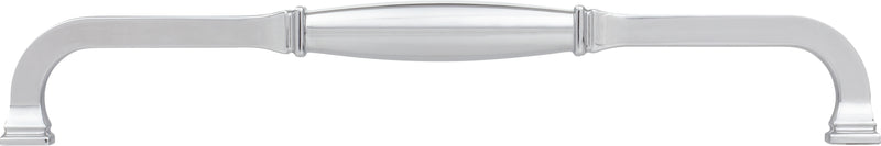 224 mm Center-to-Center Polished Chrome Audrey Cabinet Pull