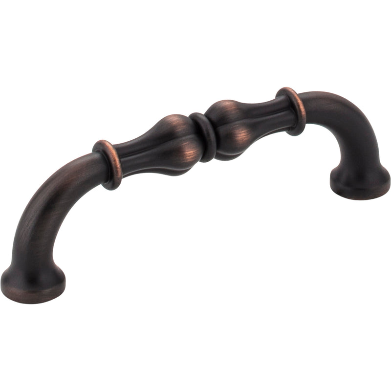 96 mm Center-to-Center Brushed Oil Rubbed Bronze Bella Cabinet Pull