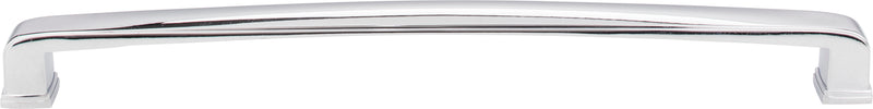 12" Center-to-Center Polished Chrome Square Milan 1 Appliance Handle