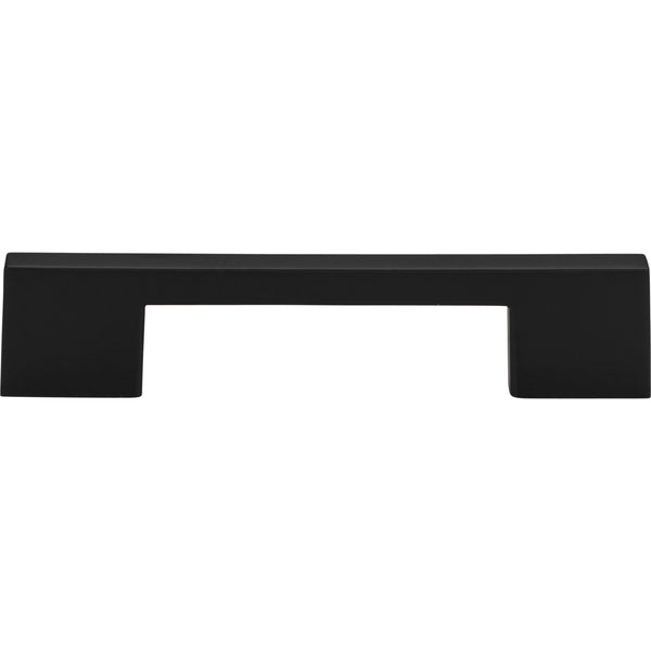 Thin Square Pull 5 1/16 Inch (c-c) Matte Black