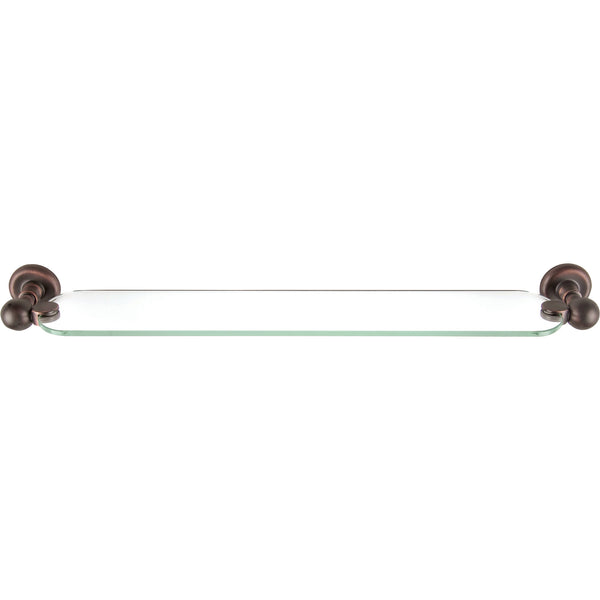 Emma Bath Glass Shelf 24 Inch Venetian Bronze