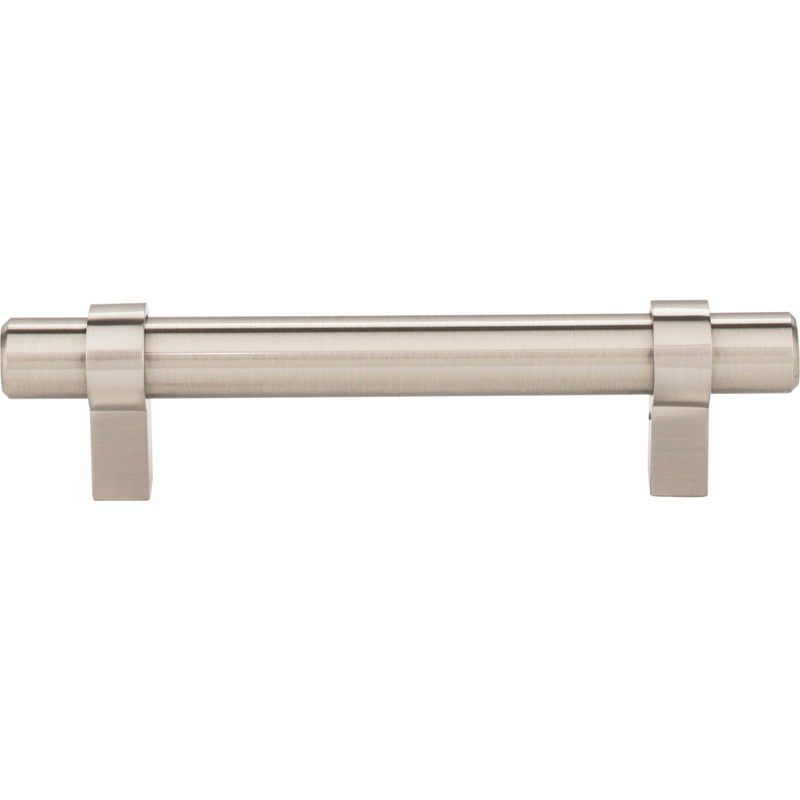 96 mm Center-to-Center Satin Nickel Key Grande Cabinet Bar Pull