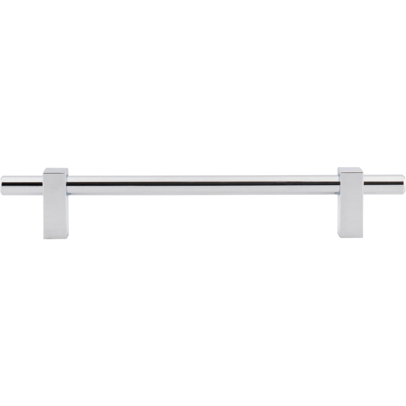 160 mm Center-to-Center Polished Chrome Larkin Cabinet Bar Pull