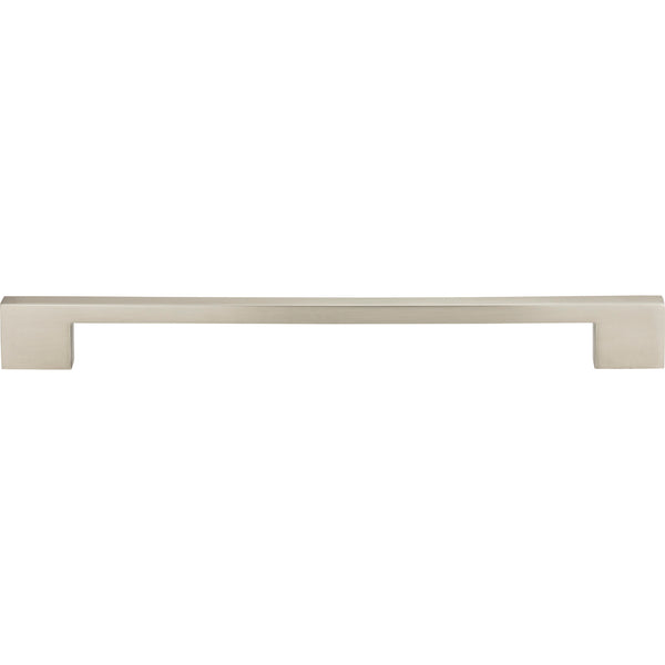 Thin Square Pull 11 5/16 Inch (c-c) Brushed Nickel