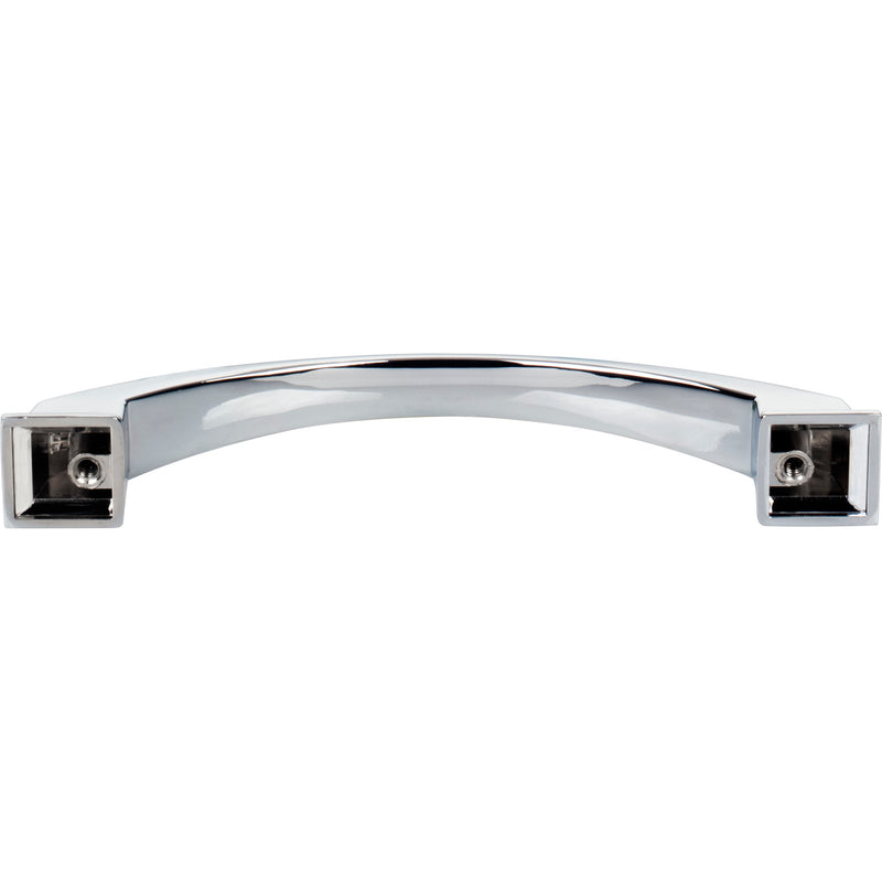 128 mm Center-to-Center Polished Chrome Arched Roman Cabinet Pull