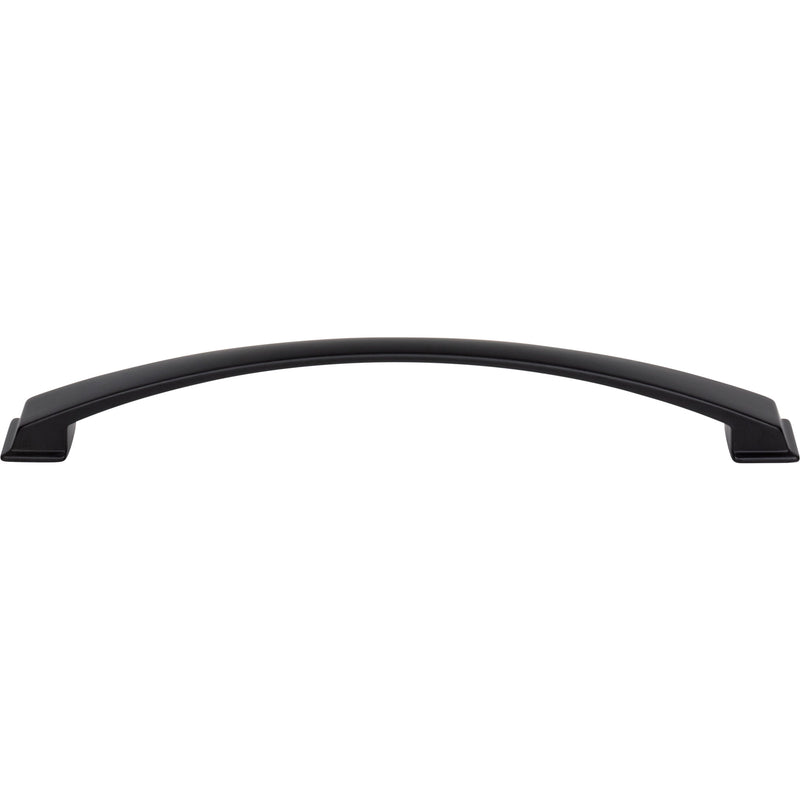 224 mm Center-to-Center Matte Black Arched Roman Cabinet Pull