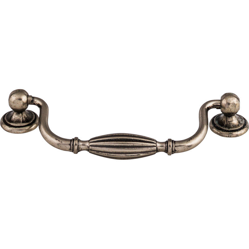 Tuscany Drop Pull 5 1/16 Inch (c-c) Pewter Antique