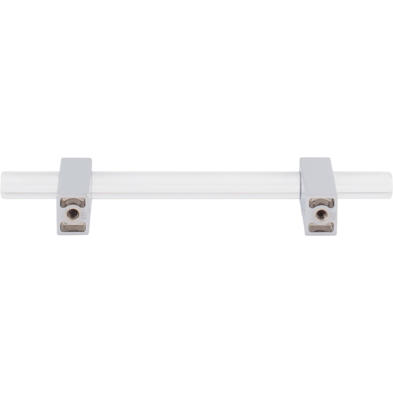 96 mm Center-to-Center Polished Chrome Spencer Cabinet Bar Pull