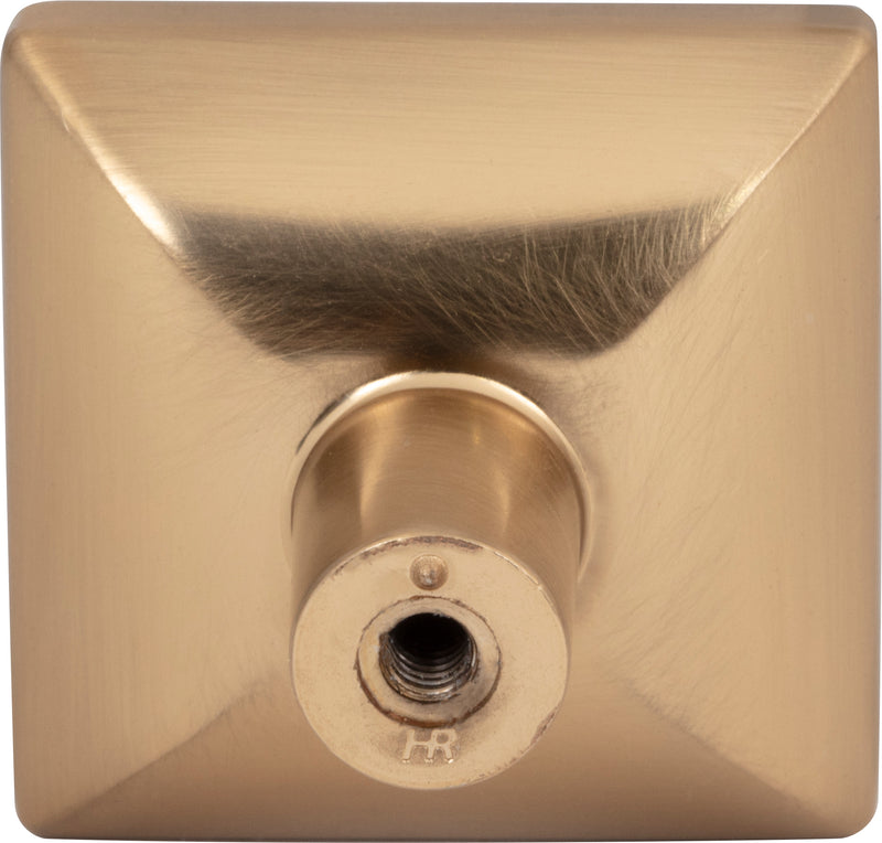 1-5/8" Overall Length Satin Bronze Walker 1 Square Knob