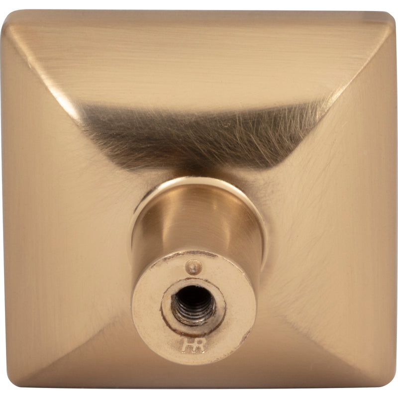 1-5/8" Overall Length Satin Bronze Walker 1 Square Knob