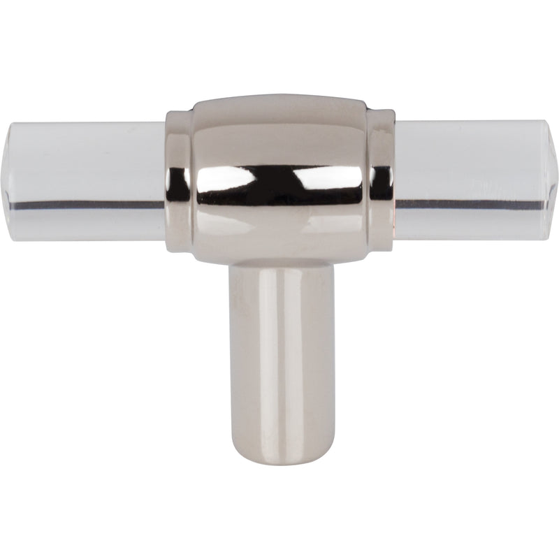 2" Polished Nickel Carmen Cabinet "T" Knob