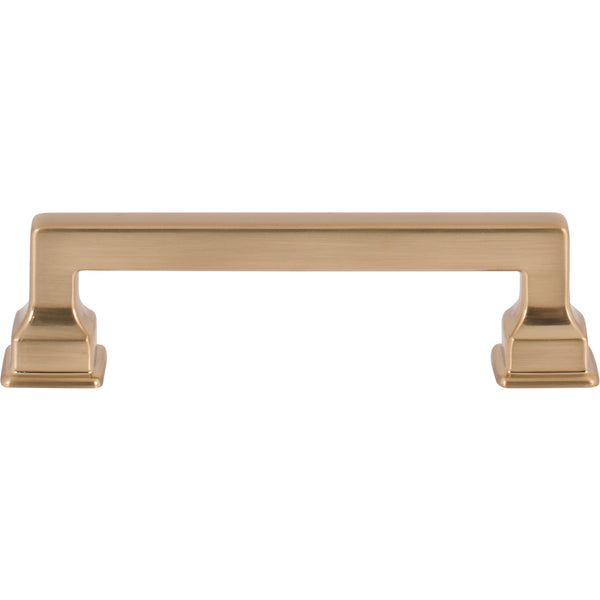 Erika Pull 3 3/4 Inch (c-c) Warm Brass