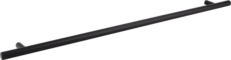 416 mm Center-to-Center Hollow Matte Black Stainless Steel Naples Cabinet Bar Pull