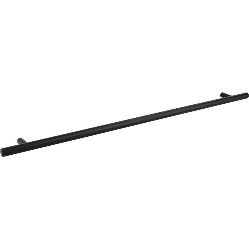 544 mm Center-to-Center Hollow Matte Black Stainless Steel Naples Cabinet Bar Pull