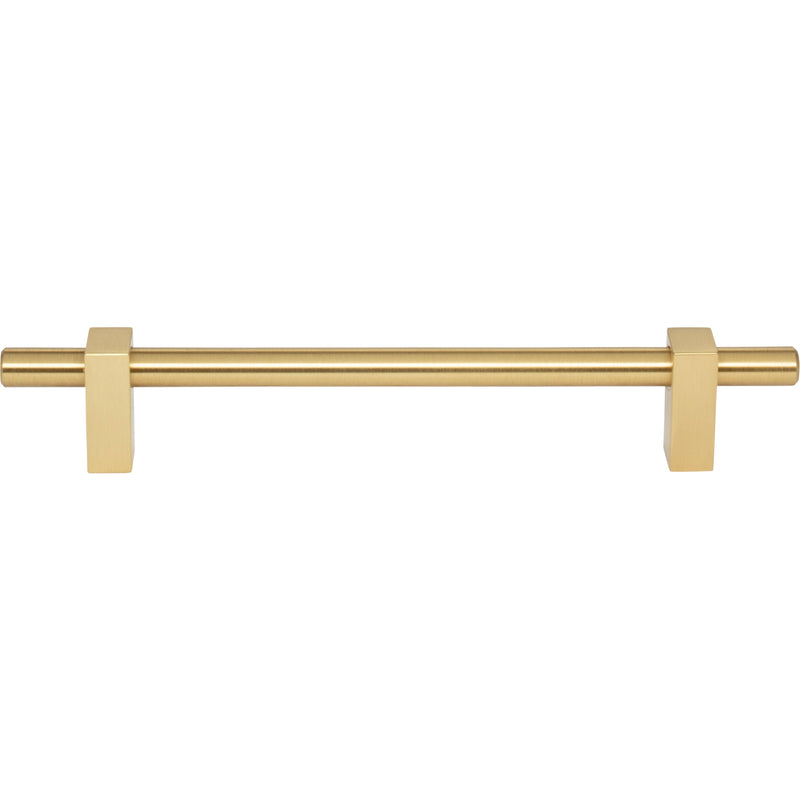 160 mm Center-to-Center Brushed Gold Larkin Cabinet Bar Pull