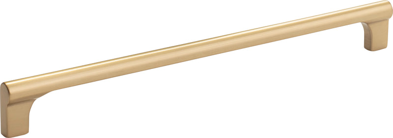 Whittier Pull 8 13/16 Inch (c-c) Warm Brass