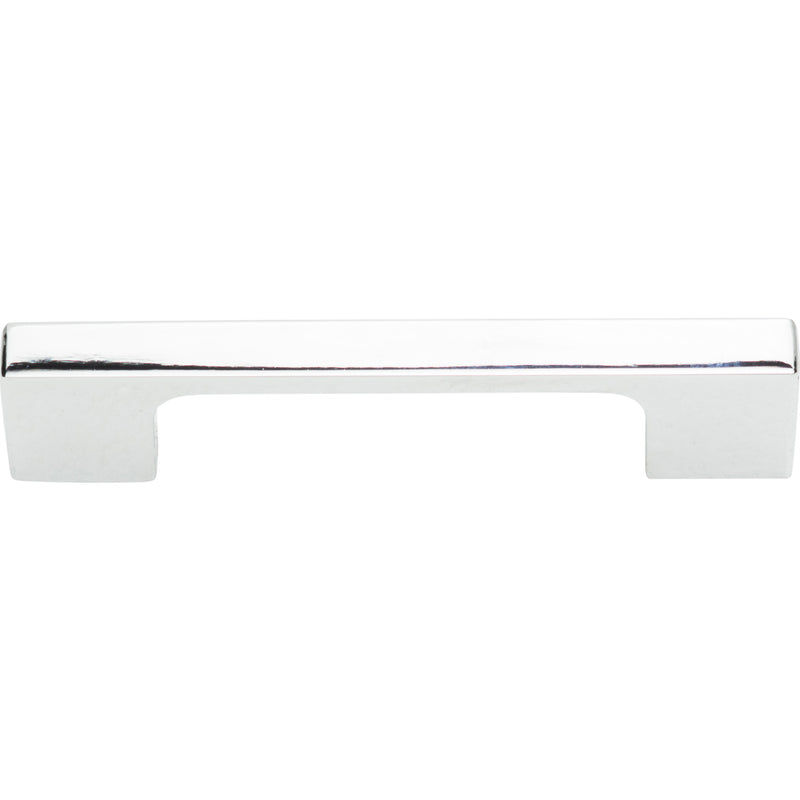 Thin Square Pull 3 3/4 Inch (c-c) Polished Chrome