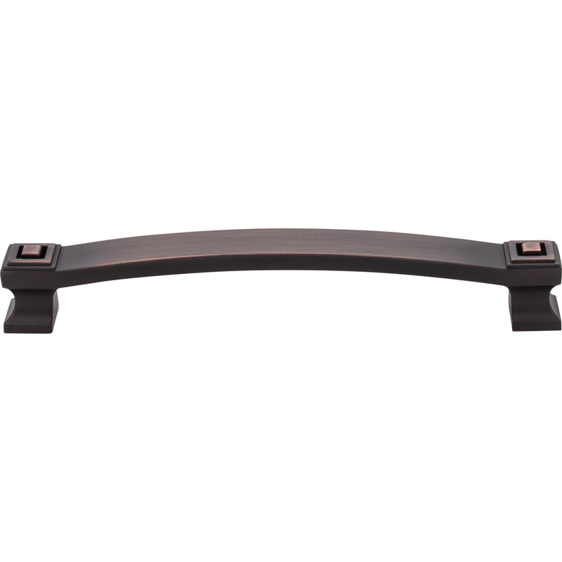 160 mm Center-to-Center Brushed Oil Rubbed Bronze Square Delmar Cabinet Pull