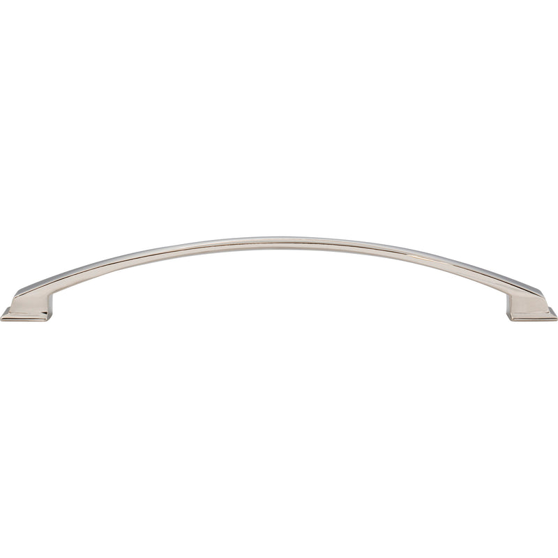 224 mm Center-to-Center Polished Nickel Arched Roman Cabinet Pull