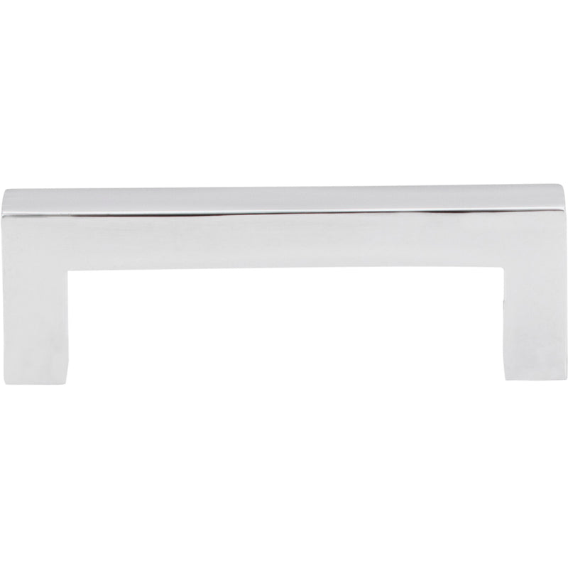 3" Center-to-Center Polished Chrome Square Stanton Cabinet Bar Pull