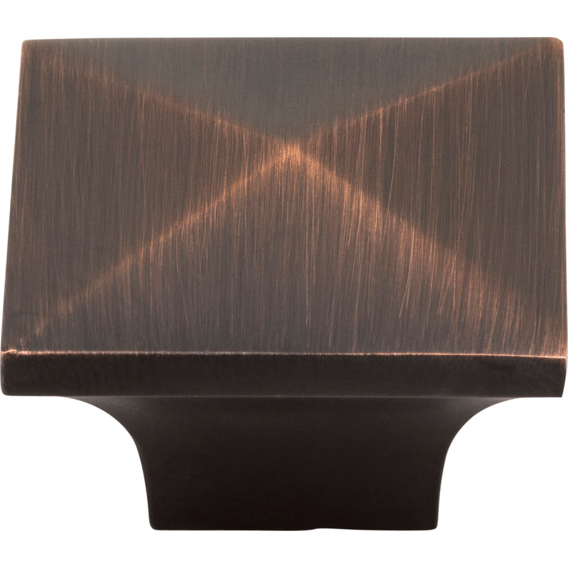 1-1/4" Overall Length Brushed Oil Rubbed Bronze Pyramid Cairo Cabinet Knob