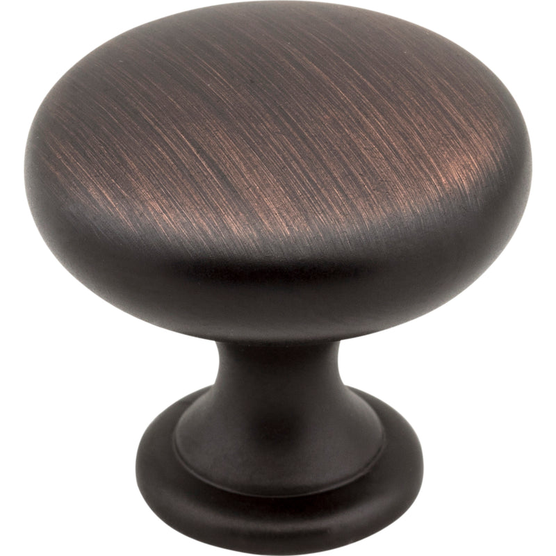 1-3/16" Diameter Brushed Oil Rubbed Bronze Madison Cabinet Mushroom Knob