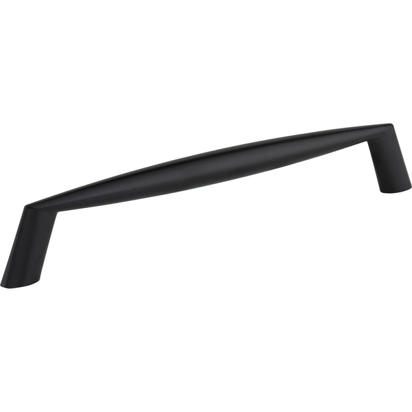 160 mm Center-to-Center Matte Black Zachary Cabinet Pull