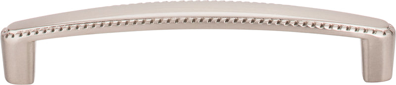 128 mm Center-to-Center Satin Nickel Rope Detailed Lindos Cabinet Pull