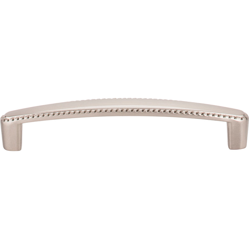 128 mm Center-to-Center Satin Nickel Rope Detailed Lindos Cabinet Pull