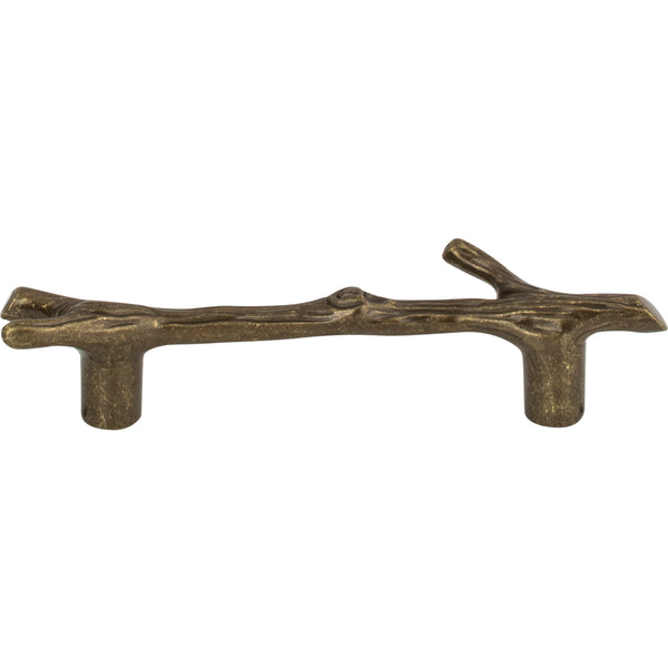 Twig Pull 3 Inch (c-c) Burnished Bronze