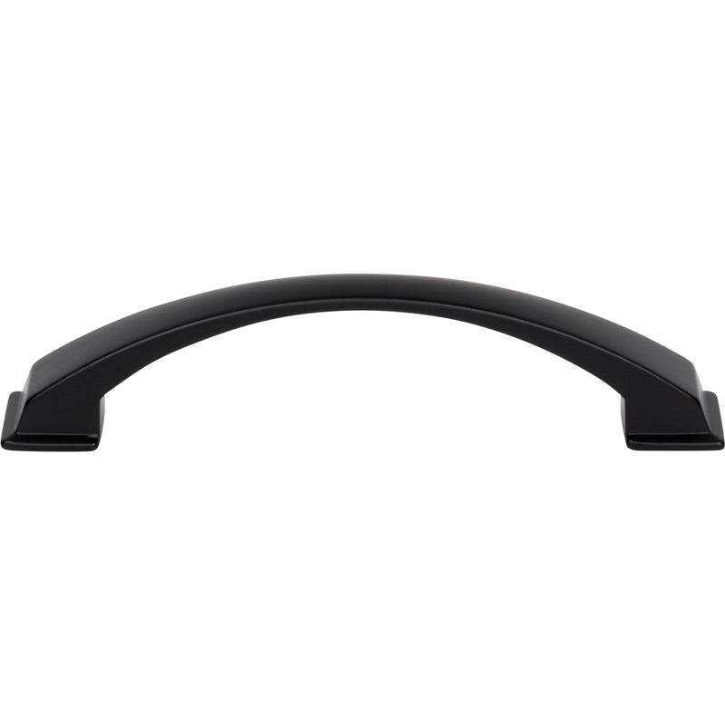 128 mm Center-to-Center Matte Black Arched Roman Cabinet Pull