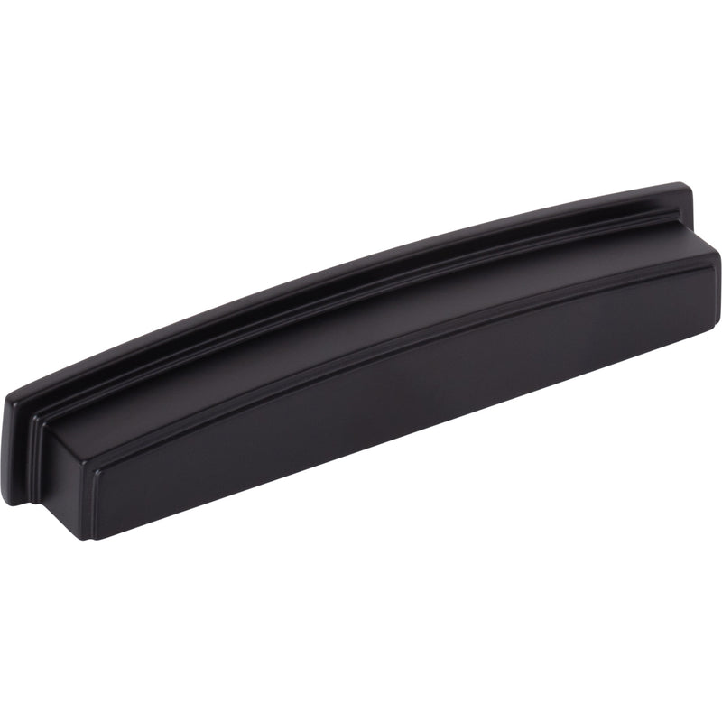 160 mm Center Matte Black Square-to-Center Square Renzo Cabinet Cup Pull